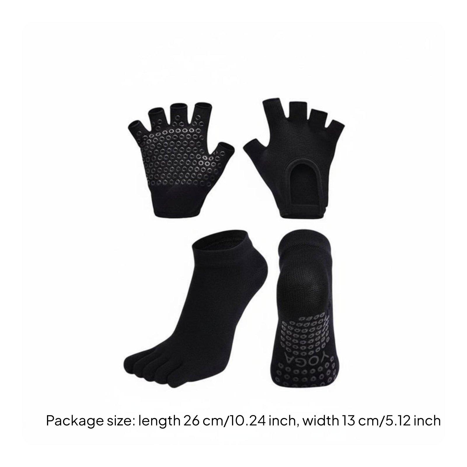 Grip Sock Yoga - Calzini da Pilates per Donna Antiscivolo,