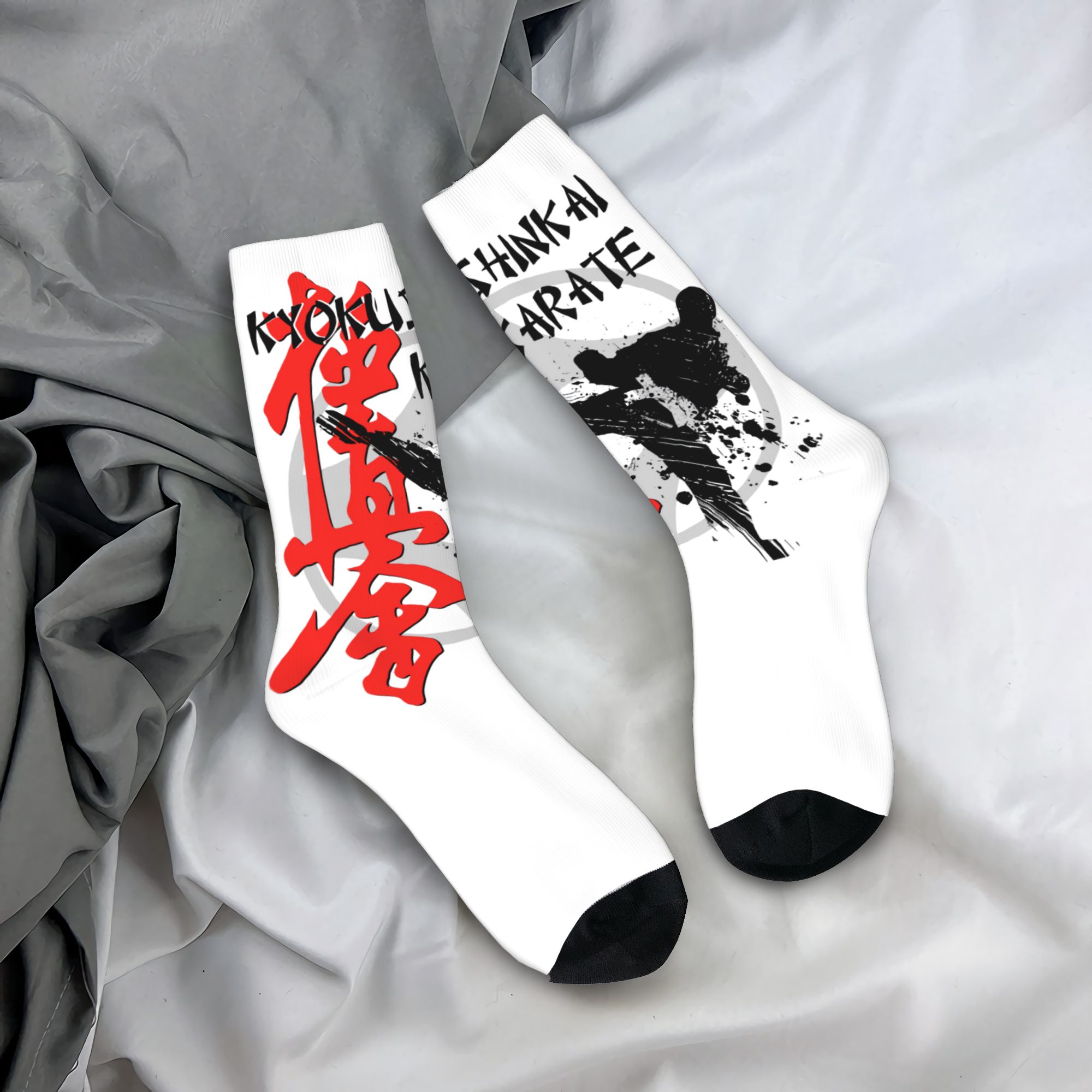 Dress Sock Men - Calzini personalizzati Kyokushi Karate da uomo,