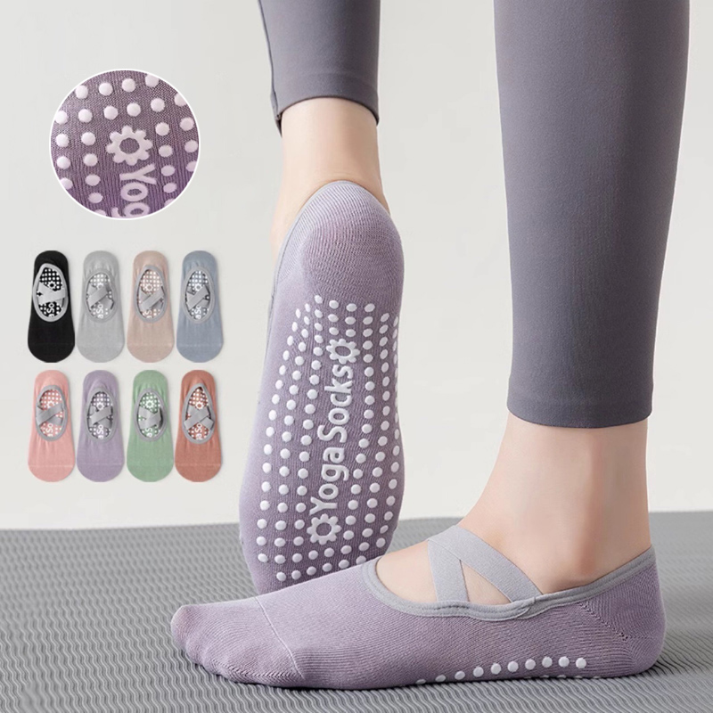 Grip Sock Yoga - Calzini da yoga con fondo in