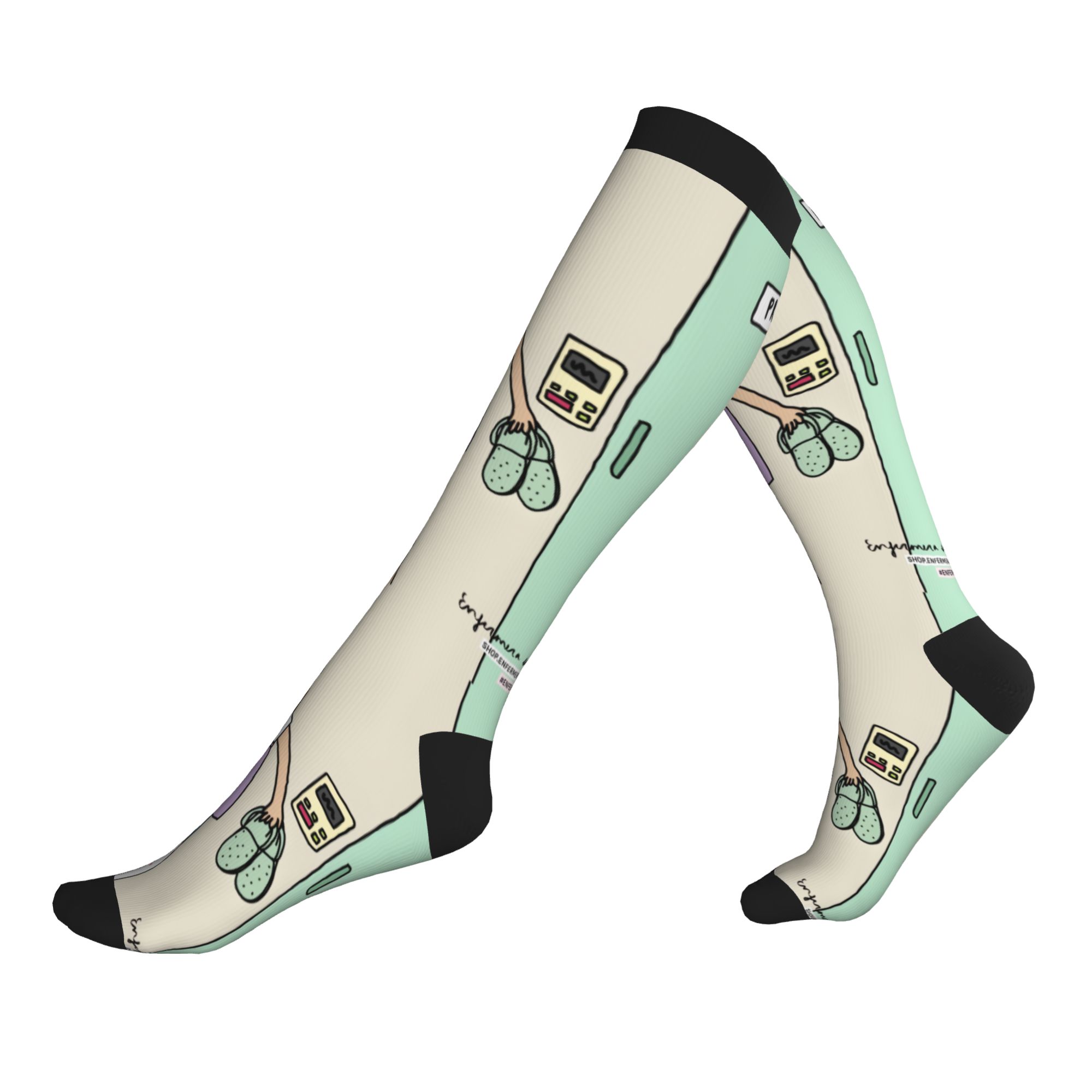Compression Sock Medical - Calze a Compressione Sportive Unisex Calde