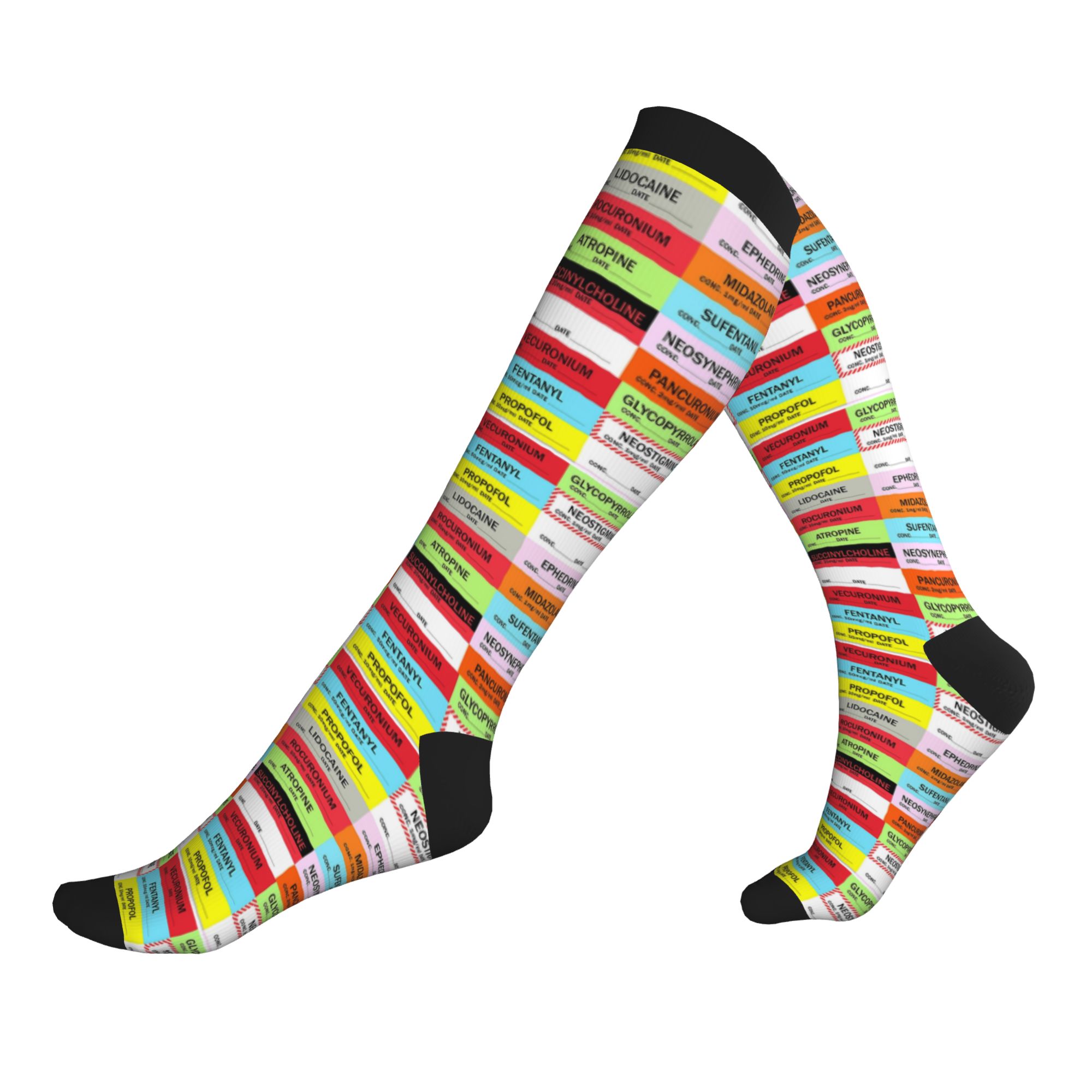 Compression Sock Medical - Calze Elastiche con Stampe Originali di