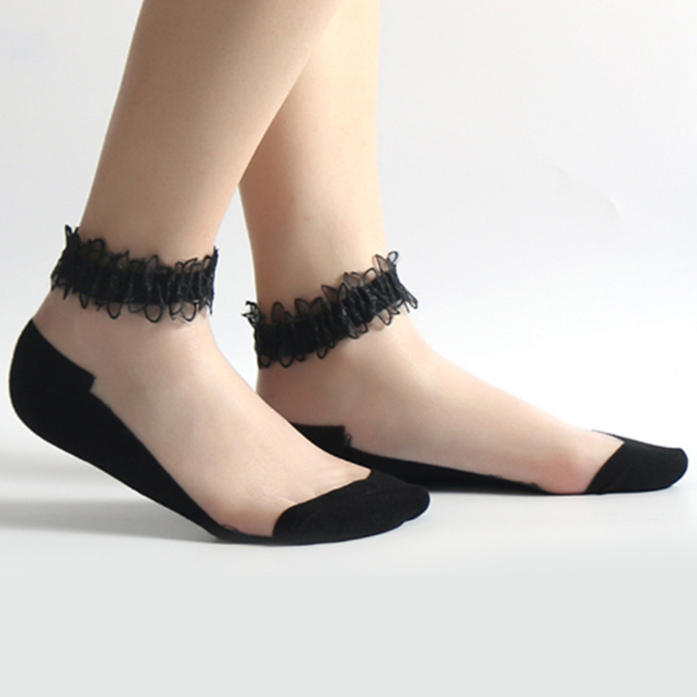 Invisibility Sock Loafer - Calzini corti da donna in pizzo