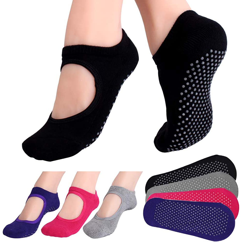 Grip Sock Yoga - Calzini per pilates fitness antiscivolo senza