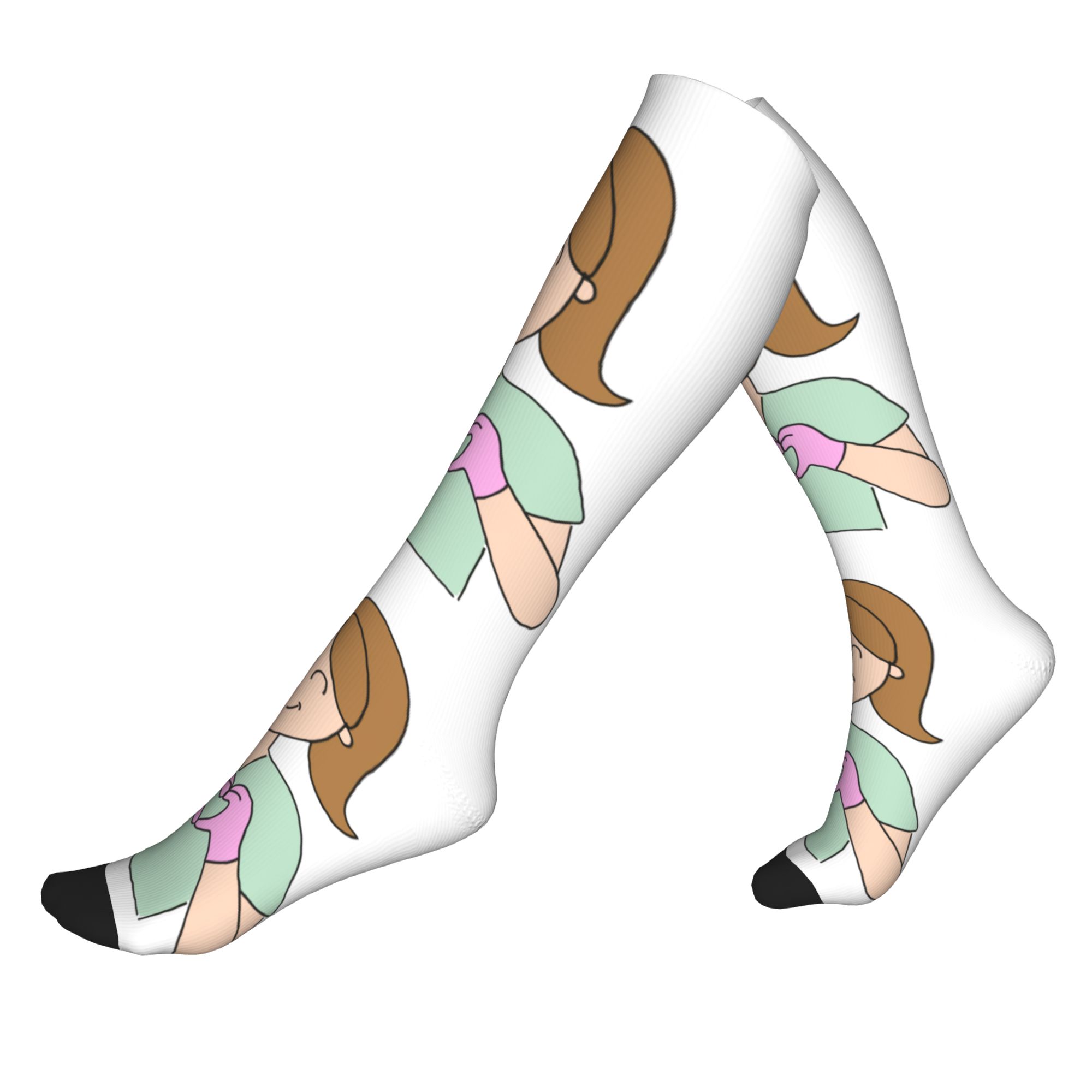 Compression Sock Medical - Calzini Harajuku Doctor Nurse Medical Medicine