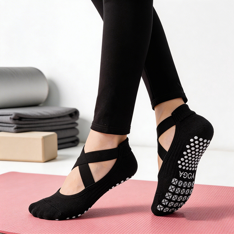 Grip Sock Yoga - Calze Antiscivolo da Yoga per Donna,