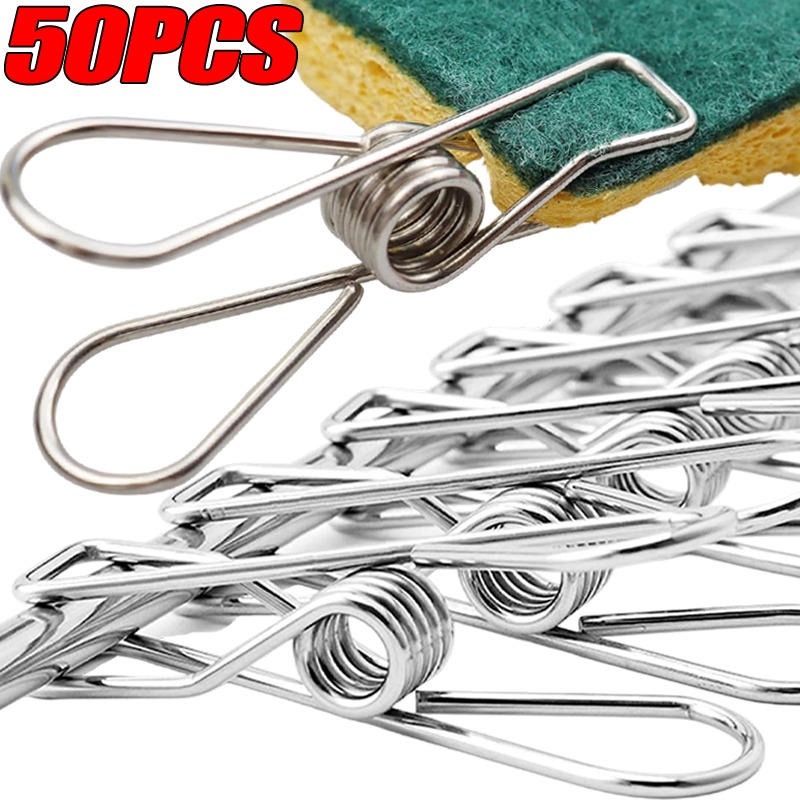 Sock Organizer Tray - 10/50 Pezzi Mollette in Acciaio Inossidabile