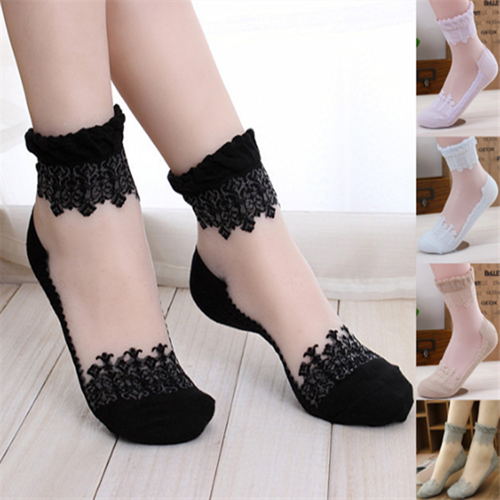 Invisibility Sock Loafer - Calzini corti da donna in pizzo