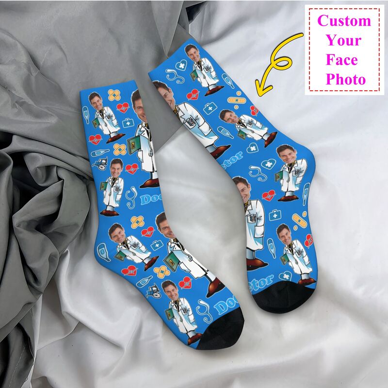 Dress Sock Men - Calzini da dottore personalizzati da uomo