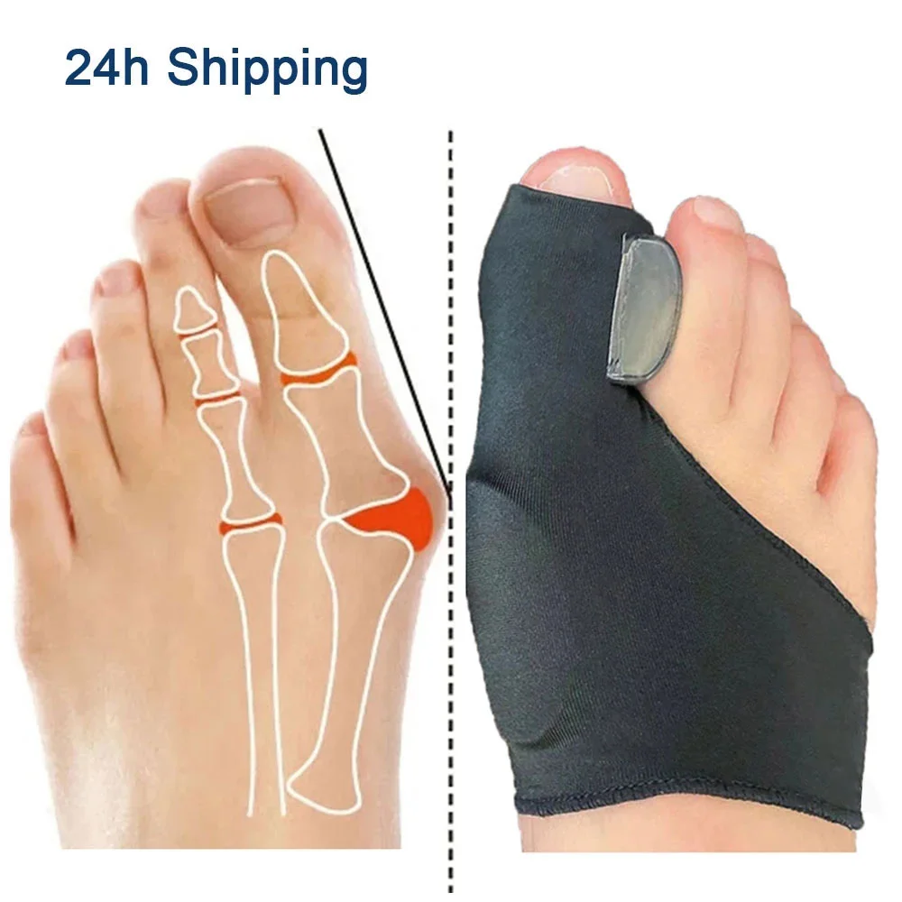 Ankle Brace Sock - 2 pezzi separatore della punta alluce