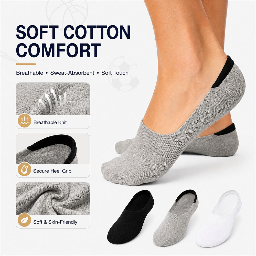 6 Paia di Calzini Invisibili U - Invisibility Sock Loafer recensione e prezzo