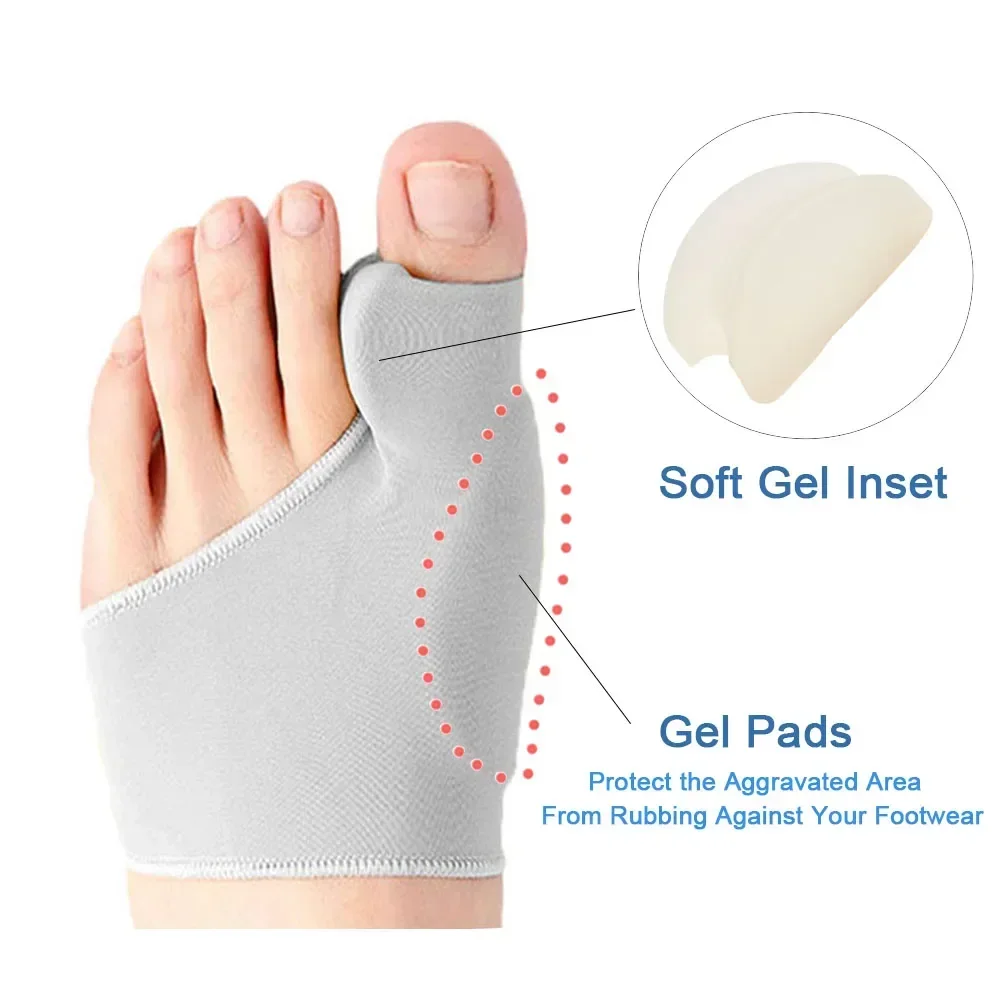 1/2Pair Toe Separator Alluce V - Ankle Brace Sock recensione e prezzo
