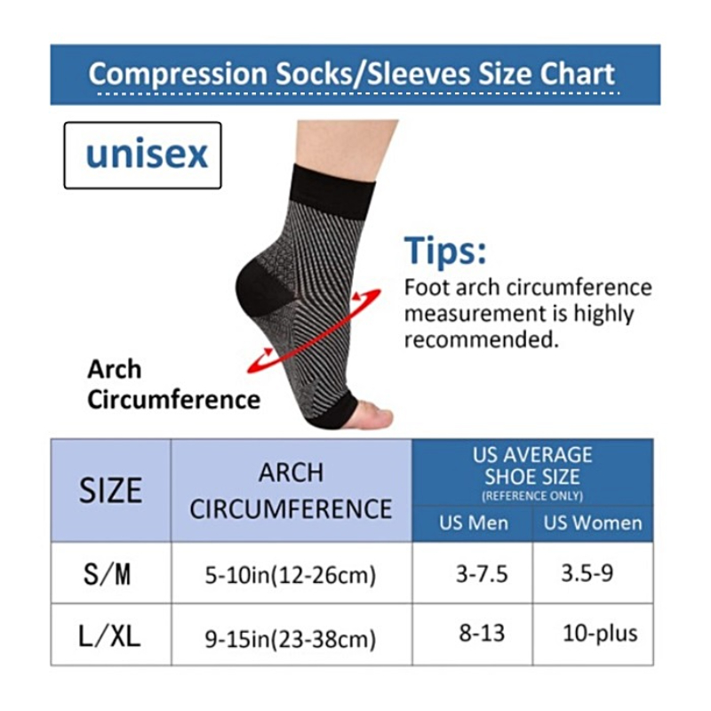 1 paio di manicotti di support - Ankle Brace Sock recensione e prezzo