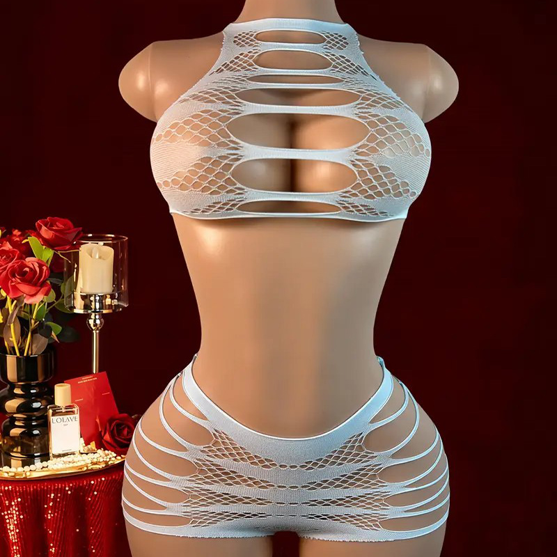 Lingerie sexy + mutandine Inti - Fishnet Stocking Women recensione e prezzo
