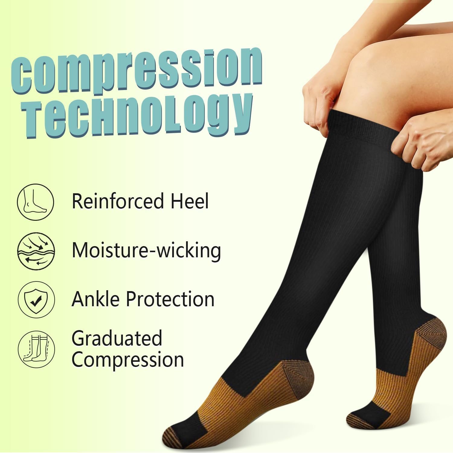6 paia di calzini a compressio - Compression Sock Medical recensione e prezzo