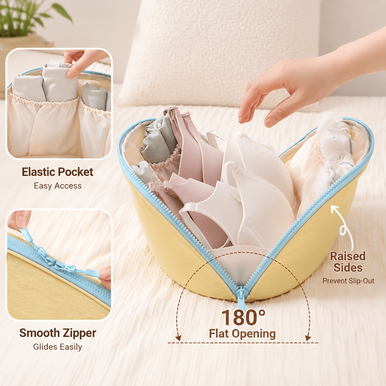 Borsa porta reggiseni a forma  - Sock Organizer Tray recensione e prezzo
